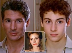 12 Foto Anak Hasil Rekayasa AI dari Pasangan Film Legendaris