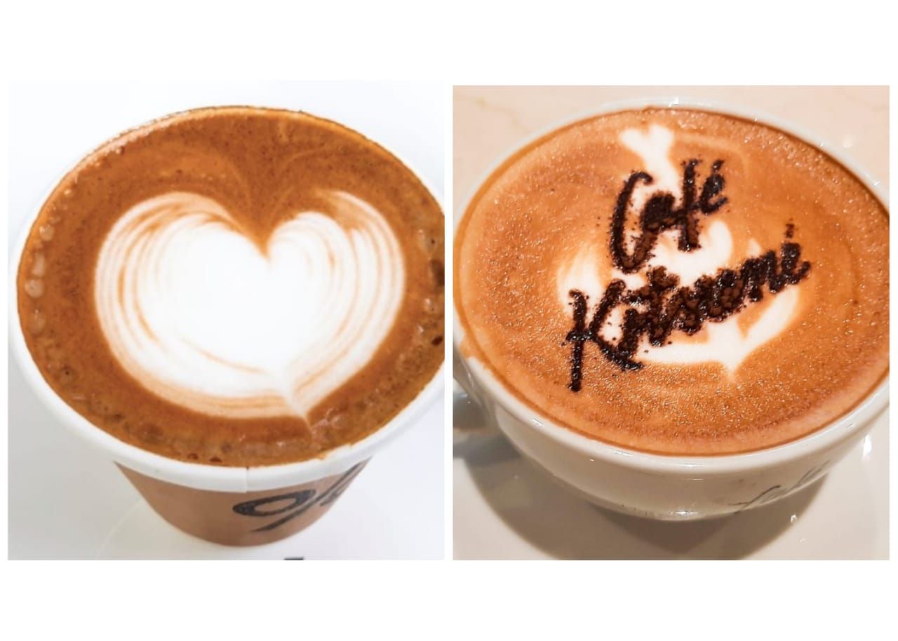Adu Rasa Caffe Latte % Arabica dan Café Kitsuné yang Lagi Hits