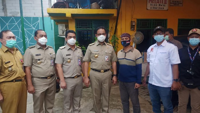 Anies kunjungi lokasi banjir di Rawa Buaya Jakbar yang sudah surut