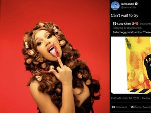 Cardi B ke Supermarket Asia, Netizen Sarankan Beli Kopiko dan Keripik Irvins