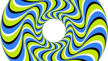 Lingkaran ini sebenarnya tidak bergerak. Foto: Brightside