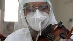 Alunan Biola Jadi Cara Dokter di Tunisia Hibur Pasien COVID-19