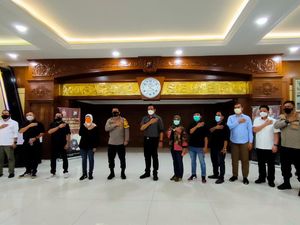 Polisi Ajak AMSI Jatim Perangi Hoaks