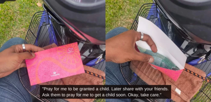 Dapat Uang Tip Jutaan Rupiah, Pengantar Makanan Ini Sampai Oleng dari Motor