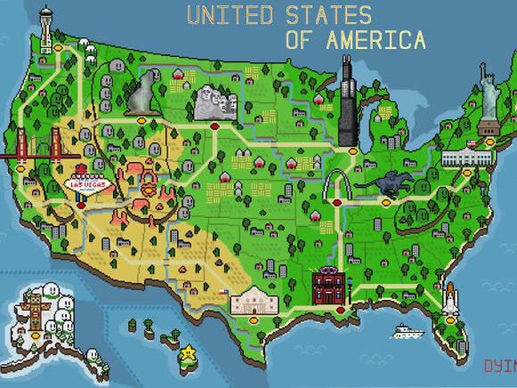 Foto: Peta yang Tidak Bikin Bosan