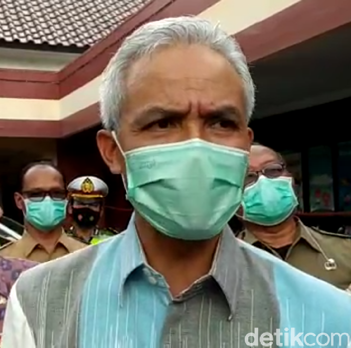 Gubernur Jateng Ganjar Pranowo di Pati, Selasa (23/2/2021).