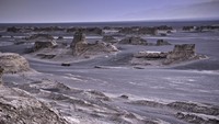 Faktor penentu suhu ekstremnya adalah kerikil hitam gurun karena menyerap lebih banyak energi sinar matahari. (iStock)