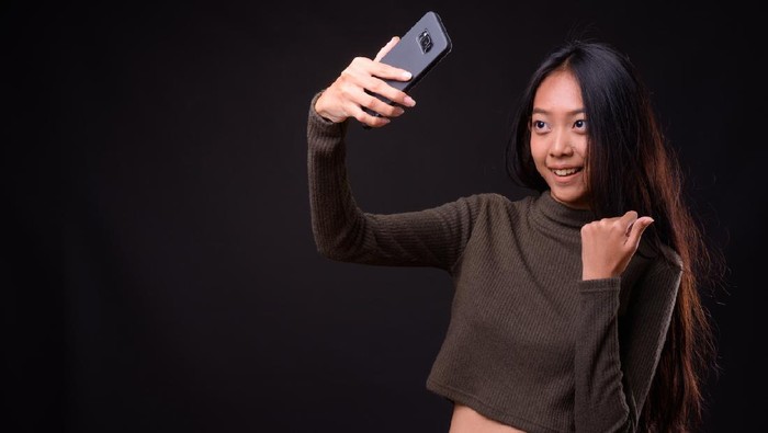 Ilustrasi selfie