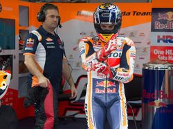 Tangis Marquez Usai Finis Ketujuh di MotoGP Portugal