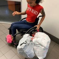 Justru dia menjadikan kondisinya saat ini untuk berbagi motivasi kepada orang lain.  Foto: Instagram/@parissky_