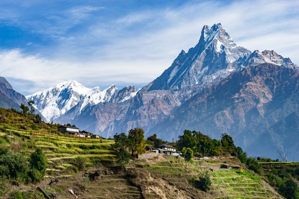 Machhapuchhare adalah gunung setinggi 6.993 meter di Nepal. (Getty Images/iStockphoto)