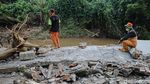 Tembok Runtuh di Aliran Kali Krukut Mulai Diperbaiki