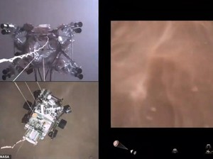 Mengagumkan, Video Detik-detik Robot NASA Mendarat di Mars