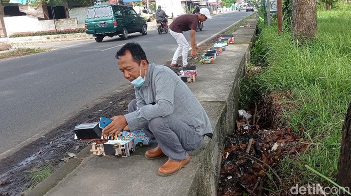 Demam Mainan  Truk  Oleng  di Pangandaran