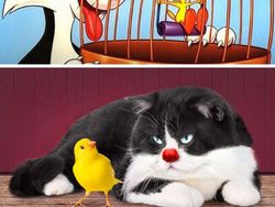 Gemasnya Animasi Garfield Hingga Squidward di Dunia Nyata