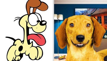 Odie, karakter anjing di film Garfield. Foto: Brightside