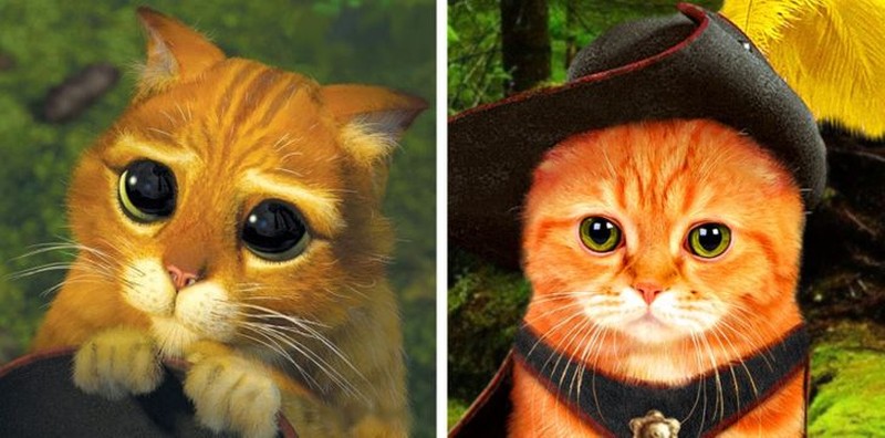 fotoinet gemasnya animasi hewan di dunia nyata