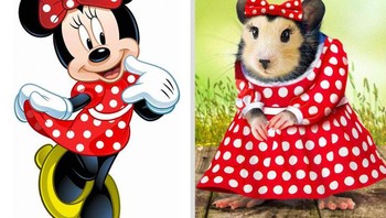 Mini Mouse si tikus. Foto: Brightside