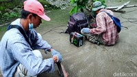 Dugaan sementara, amblesnya sumur tidak berkaitan dengan gempa bumi.
