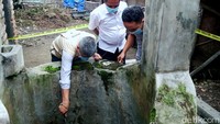 Dia menjelaskan kejadian amblesnya sumur warga itu tidak berbahaya bagi warga desa secara keseluruhan. Tapi warga di sekitar sumur diminta berhati-hati. Lebih lanjut diterangkan Sutarto, timnya datang untuk melakukan pengukuran dengan peralatan geolistrik.