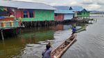 Foto Kampung Warna-warna Yoboi di Sentani