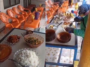 Keren! Keluarga Ini Buka Dapur Umum dengan Menu Prasmanan Gratis