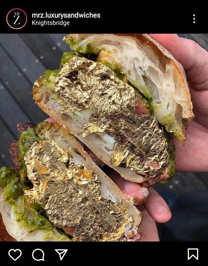 Mantan Chef Pribadi Kanye West Jual Sandwich Lapis Emas 24K Seharga Rp. 4,9 Juta