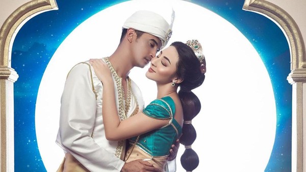 Saat 3 Sejoli Artis Indonesia Bergaya bak Aladdin Hingga Beauty & the Beast