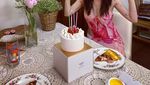 Pose Ceria HyunA saat Makan Pizza dan Kue Ulang Tahun