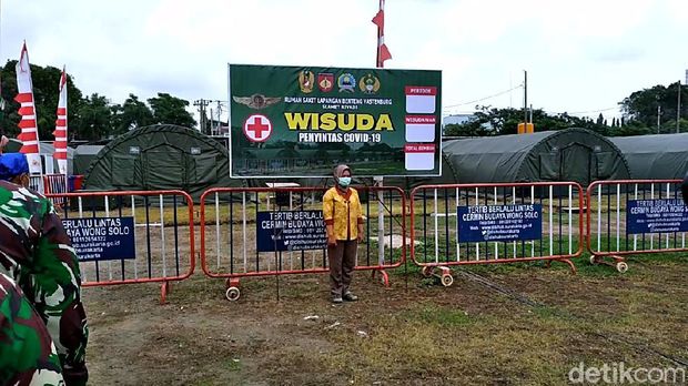 Rumah sakit lapangan (Rumkitlap) Benteng Vastenburg, Solo, Rabu (24/2/2021).