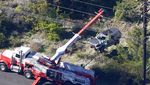 Ringsek Depan-Belakang, Begini Kondisi SUV Tigers Woods Usai Kecelakaan Fatal