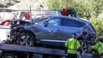 Ringsek Depan-Belakang, Begini Kondisi SUV Tigers Woods Usai Kecelakaan Fatal