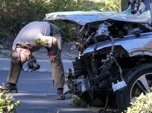 Duh! Tiger Woods Kecelakaan Mobil Gegara Ngebut Sampai 140 Km/jam