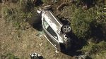 Ringsek Depan-Belakang, Begini Kondisi SUV Tigers Woods Usai Kecelakaan Fatal