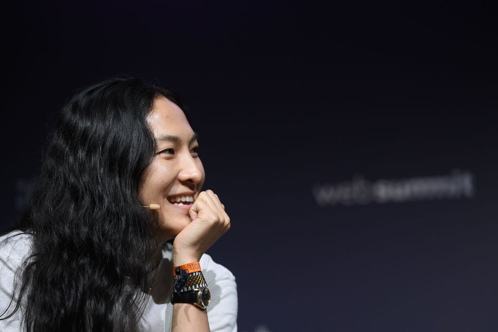 LISBON, PORTUGAL - NOVEMBER 07: Fashion designer Alexander Wang on the Contentmakers 1 Stage during day two of Web Summit 2018 at the Altice Arena on November 7, 2018 in Lisbon, Portugal. In 2018, more than 70,000 attendees from over 170 countries will fly to Lisbon for Web Summit, including over 1,500 startups, 1,200 speakers and 2,600 international journalists. (Photo by Eoin Noonan /Web Summit via Getty Images)