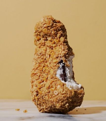 es krim bentuk ayam goreng