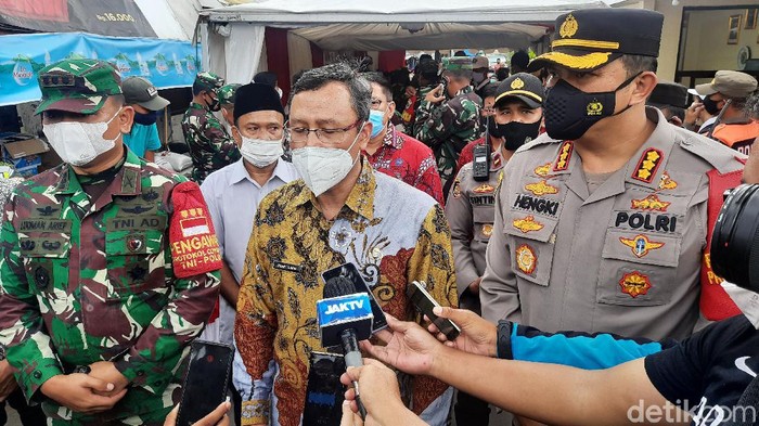 Forkopimda Jakpus resmikan posko 3 pilar di dekat bekas markas FPI Petamburan