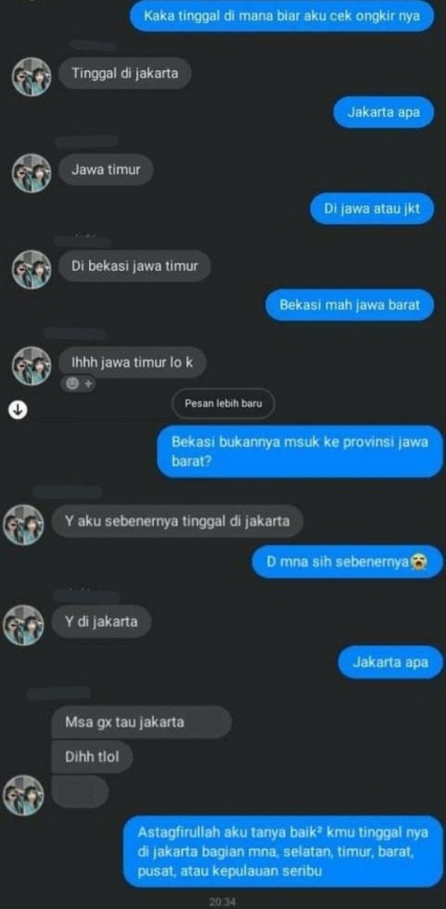 Bikin bingung dan emosi aja nih kalau gini caranya. Jadi sebenarnya tinggalnya di mana sih, hidup nomaden atau gimana sih ini? Foto: Twitter/@txtdarionlshop