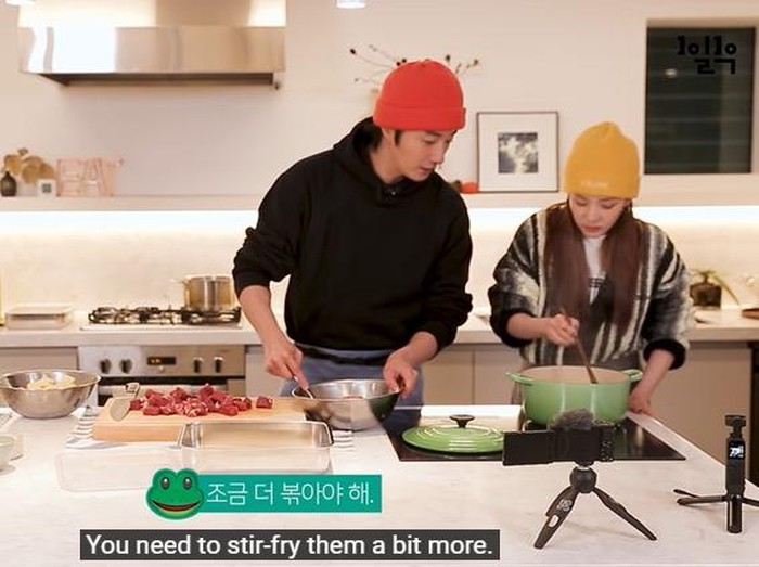 jung il woo masak buat sandara park