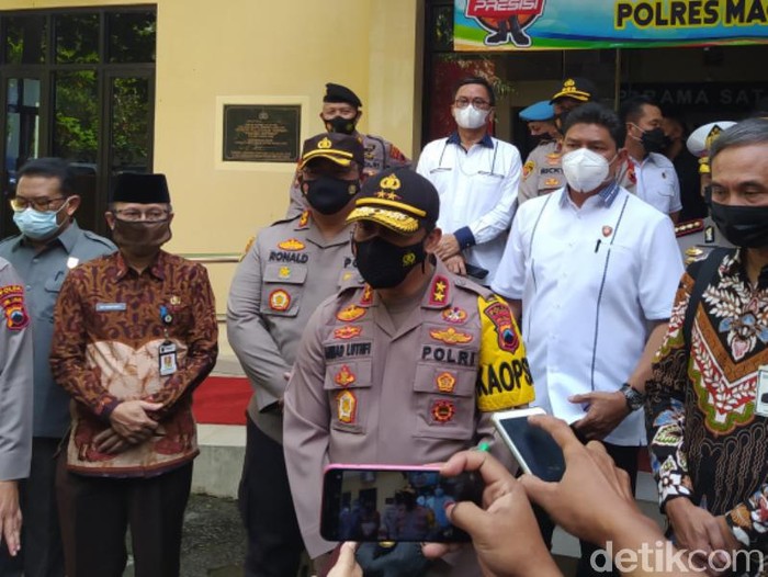 Kapolda Jateng Irjen Pol Ahmad Luthfi di Polres Magelang, Kamis (25/2/2021).