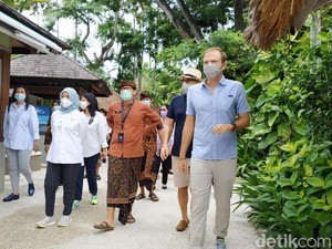 Ngantor di Bali Lagi, Sandiaga Buka Pintu untuk Investor Pariwisata