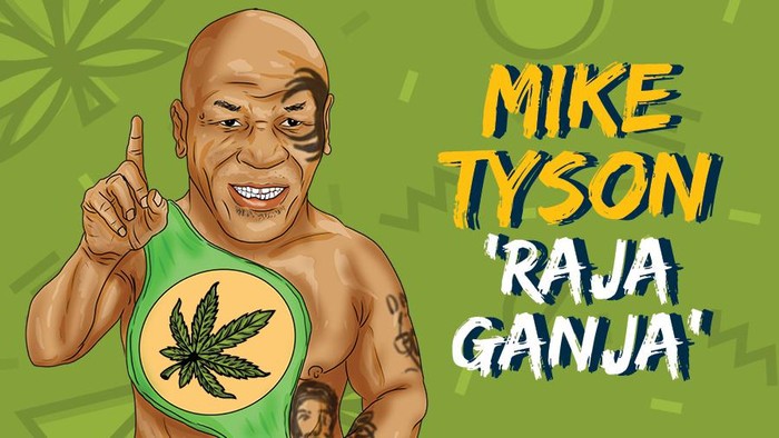 Mike Tyson Bertani Ganja