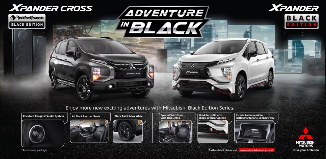 Mitsubishi Xpander Cross Rockford Fosgate Black Edition.