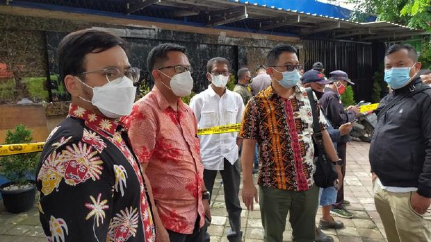 Pejabat Disparekraf DKI Jakarta tiba di RM Cafe (Dok Istimewa/foto diberikan oleh Disparekraf DKI)