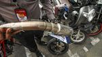 233 Knalpot Racing di Aceh Dimusnahkan Polisi