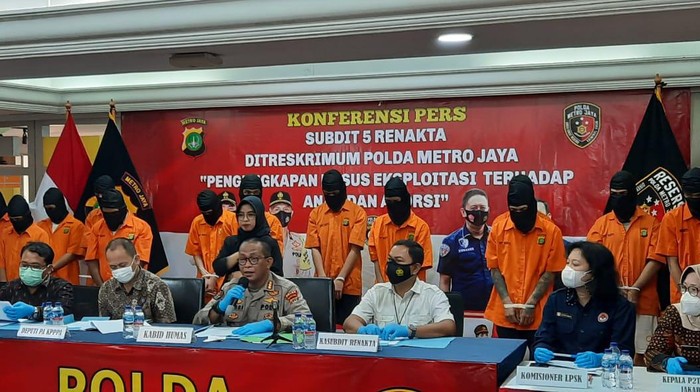 Polda Metro membongkar kasus eksploitasi seks anak selama 2 bulan terakhir.