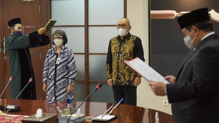 Pramono Anung Lantik Fadlansyah Lubis Jadi Wakil Seskab (Foto: dok Setkab)