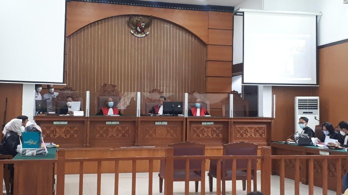 Sidang Jumhur Hidayat (Dwi/detikcom)