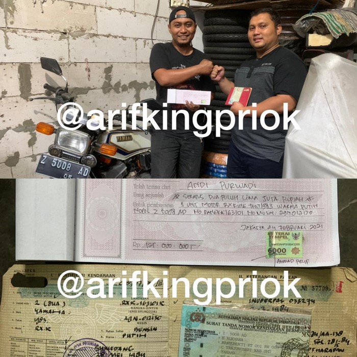 Yamaha RX-King Dijual Rp 125 Juta
