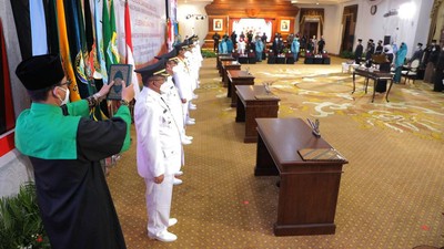 17 Kepala Daerah di Jatim Resmi Dilantik